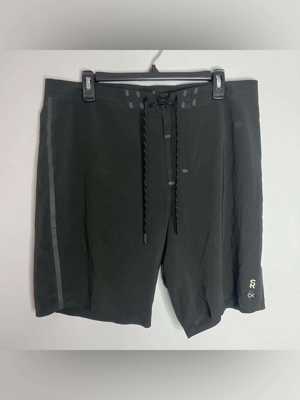 Outerknown Kelly Slater Apex Board Shorts Mens 34 Black Surf Beach